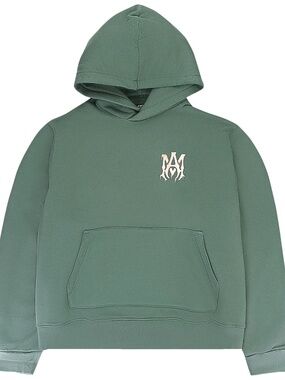 Amiri Watercolor MA Hoodie 'Green/Peach'